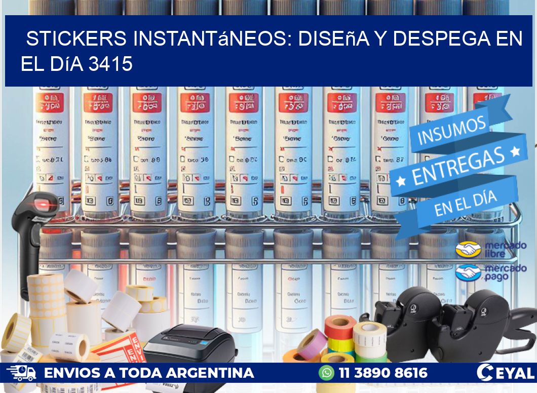 Stickers Instantáneos: Diseña y Despega en el Día 3415