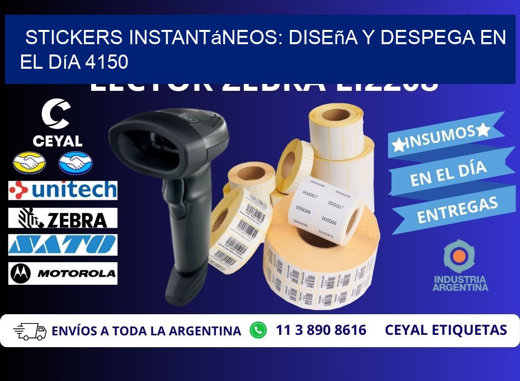 Stickers Instantáneos: Diseña y Despega en el Día 4150