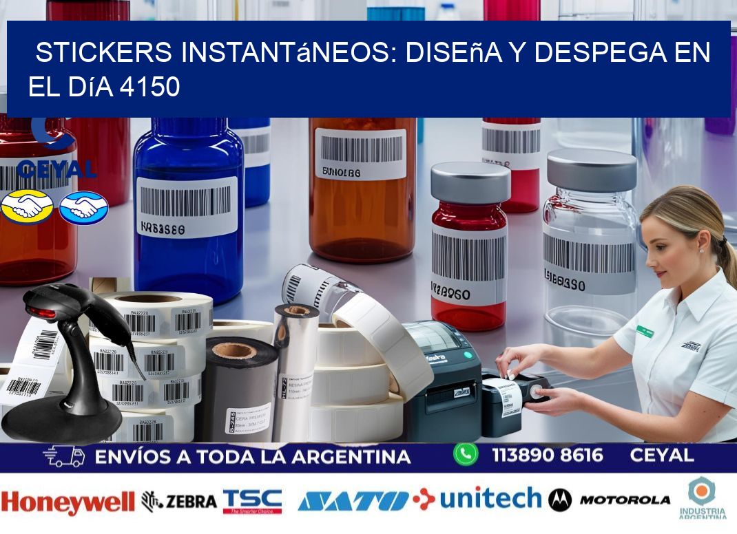 Stickers Instantáneos: Diseña y Despega en el Día 4150