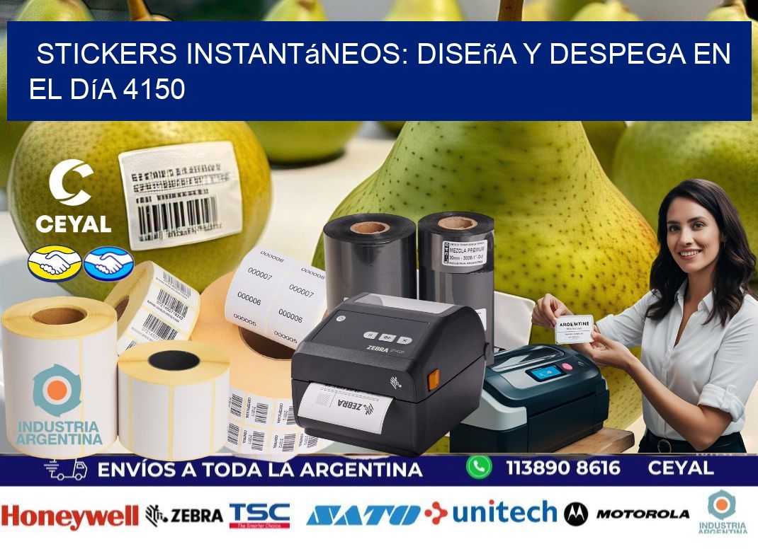 Stickers Instantáneos: Diseña y Despega en el Día 4150