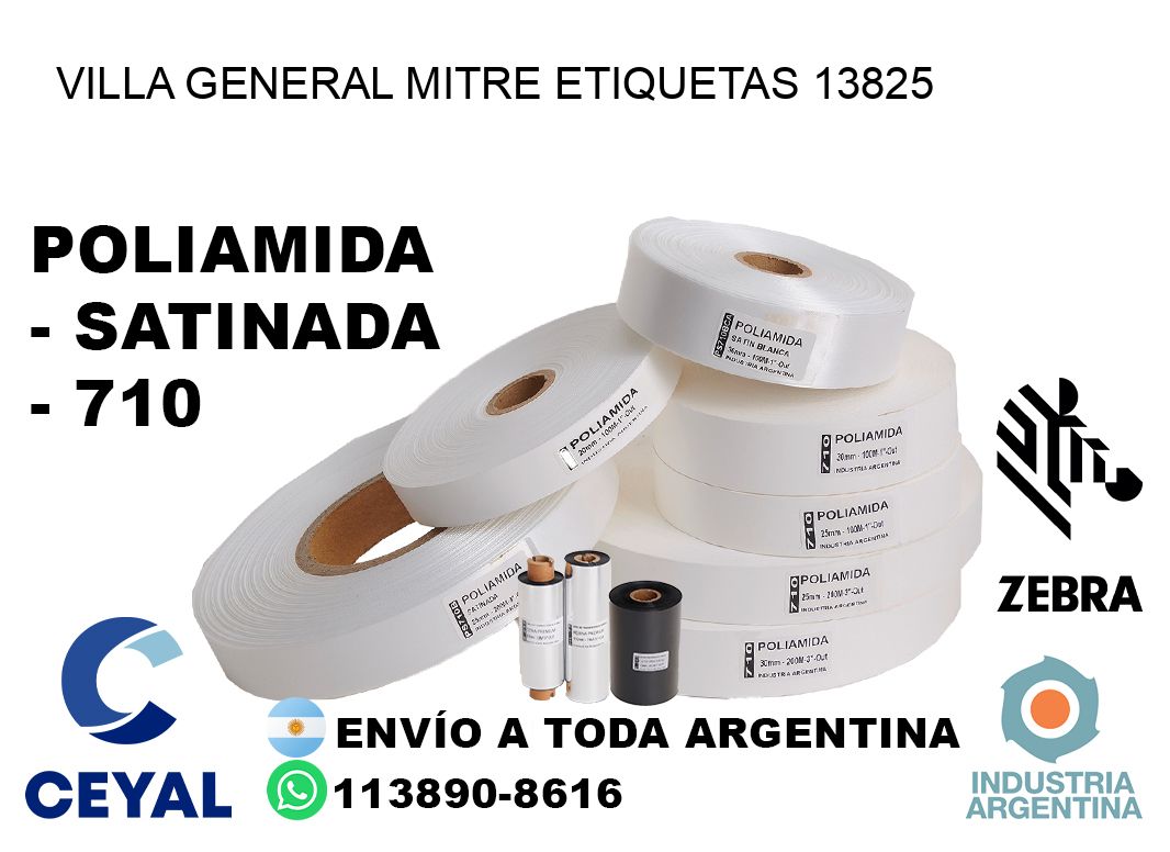 Villa General Mitre etiquetas 13825