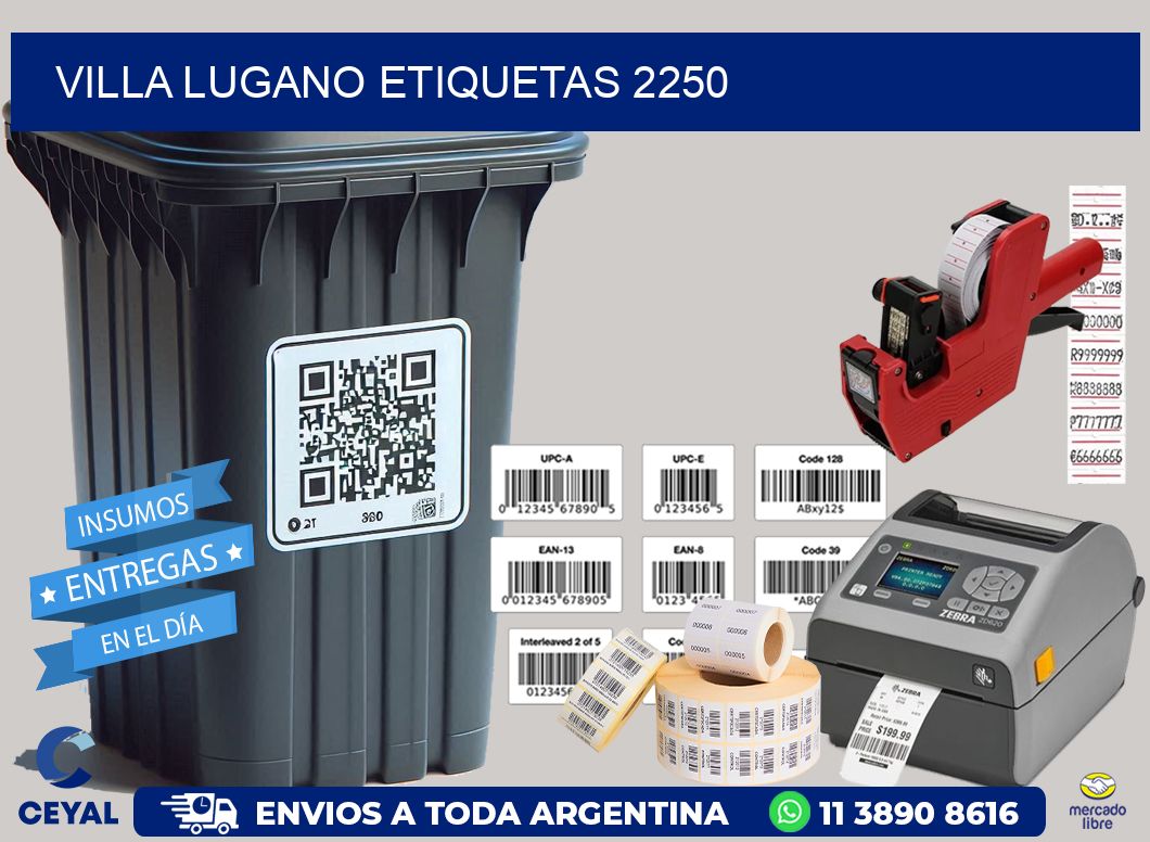 Villa Lugano etiquetas 2250