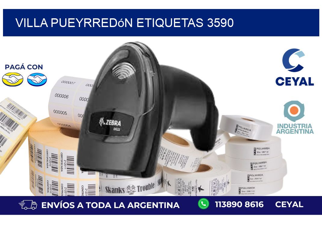 Villa Pueyrredón etiquetas 3590