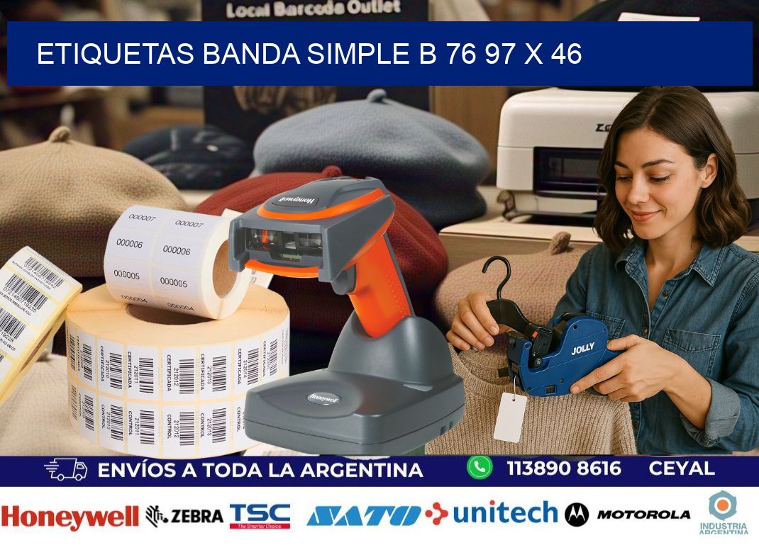 etiquetas banda simple b 76 97 x 46