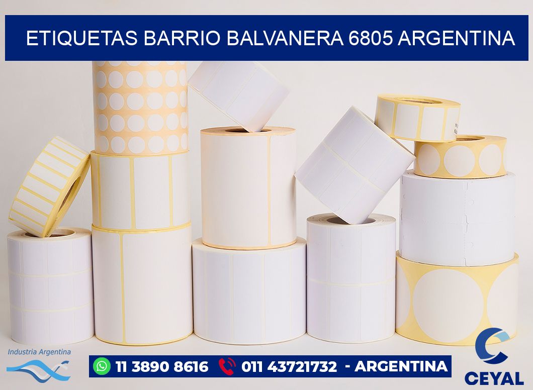 etiquetas barrio balvanera 6805 argentina