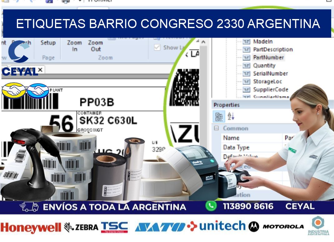 etiquetas barrio congreso 2330 argentina