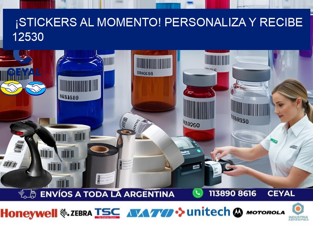 ¡Stickers al Momento! Personaliza y Recibe 12530