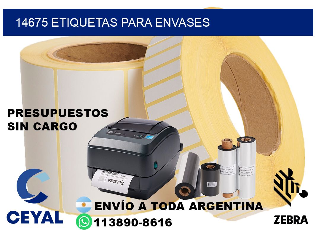14675 Etiquetas para envases