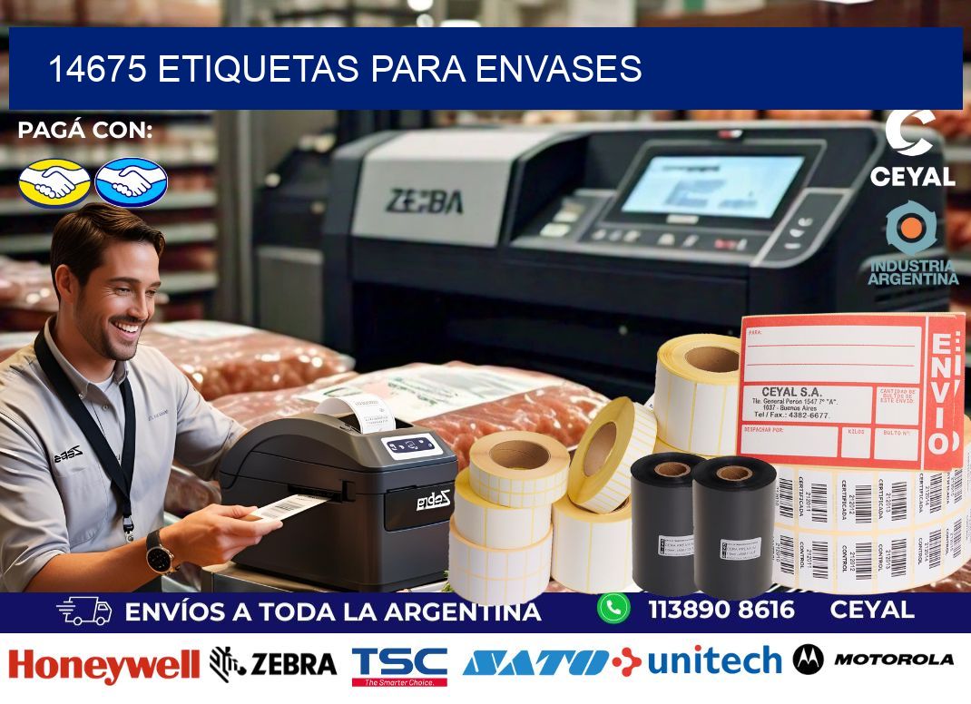 14675 Etiquetas para envases