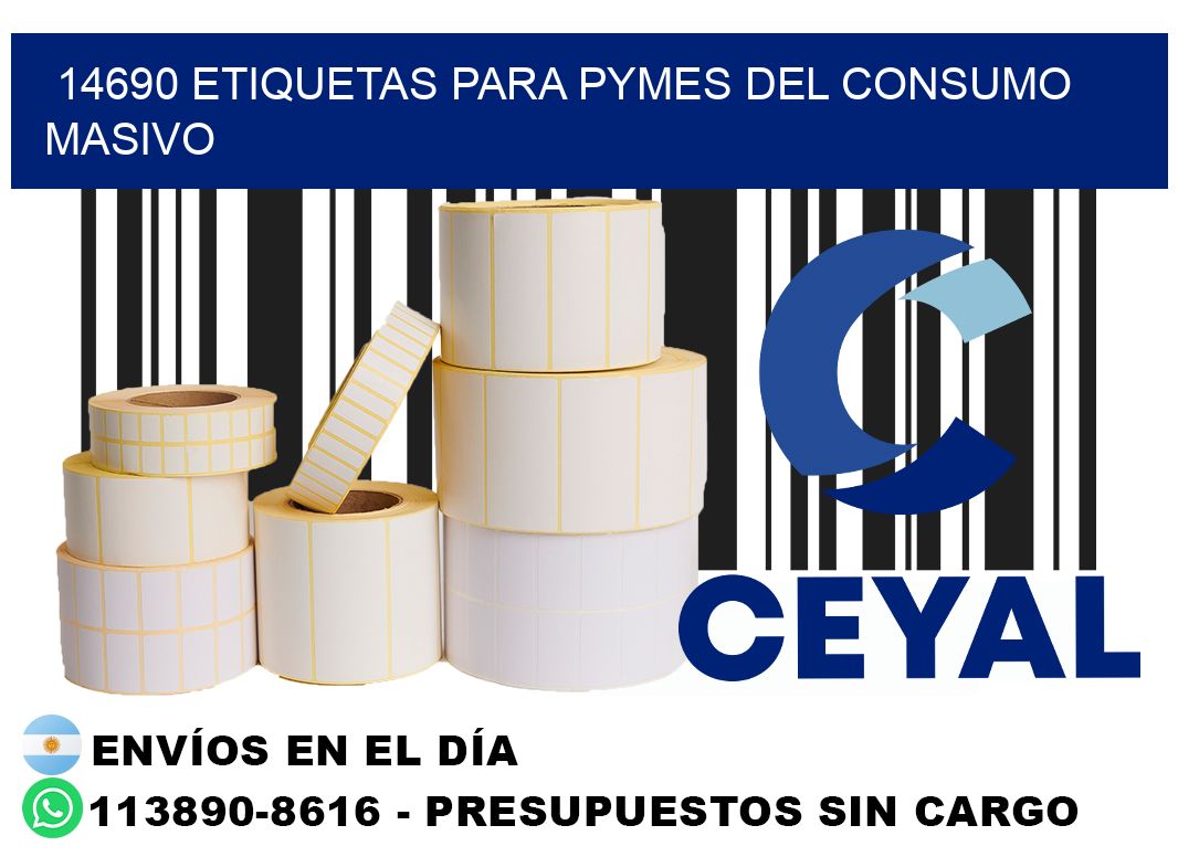 14690 Etiquetas para pymes del consumo masivo