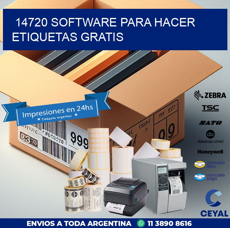 14720 Software para hacer etiquetas gratis