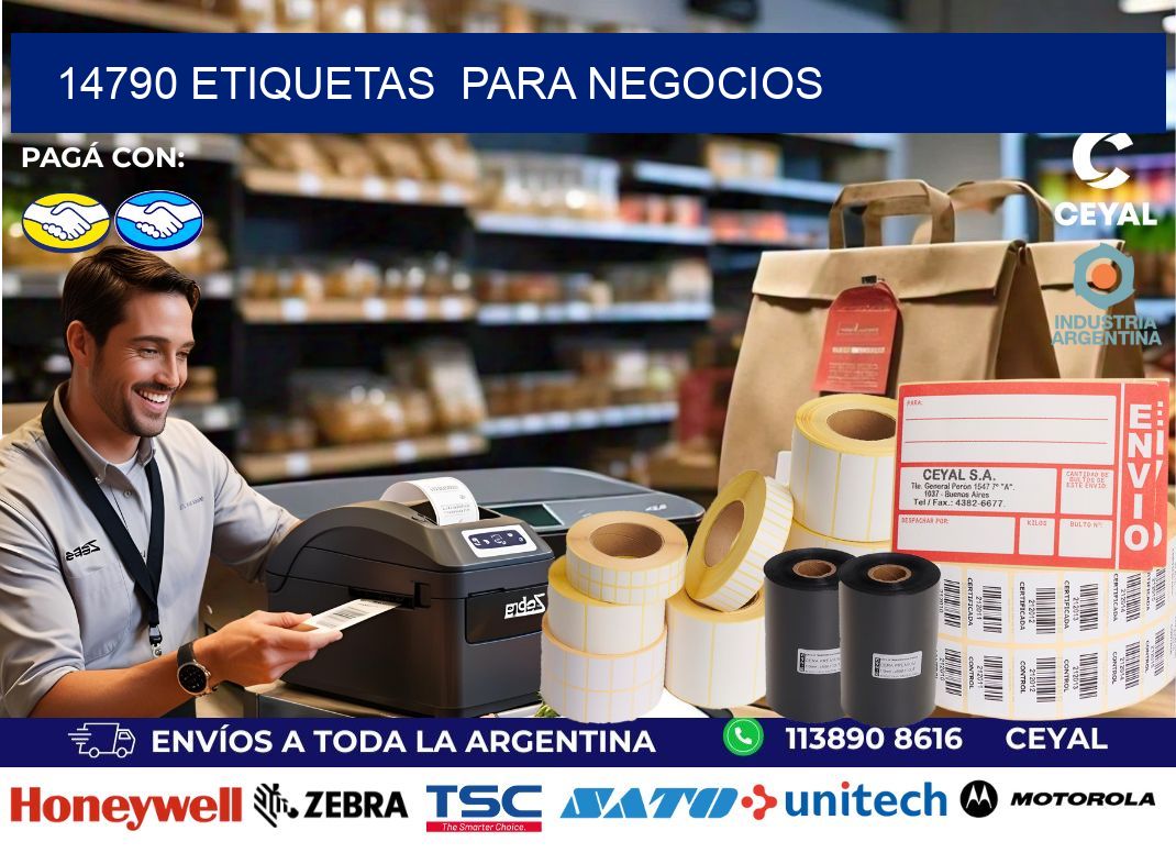 14790 etiquetas  para negocios