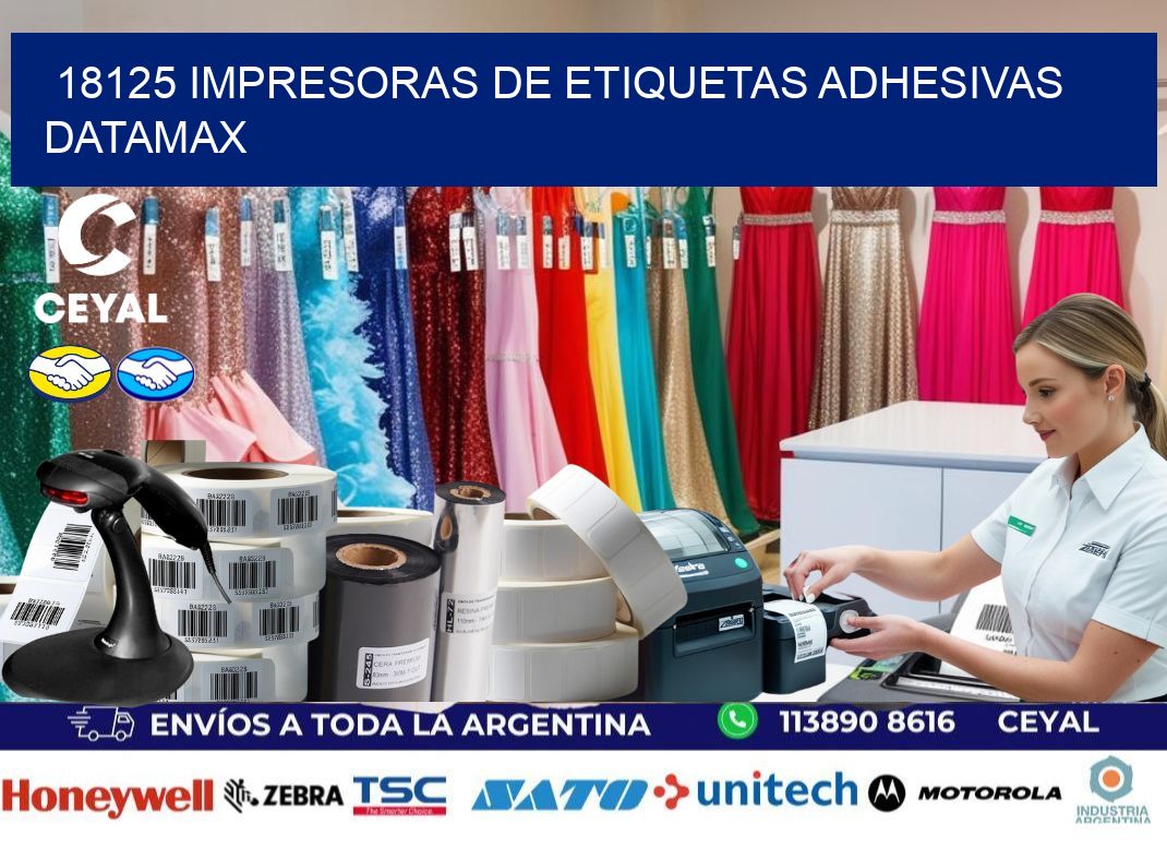 18125 impresoras de etiquetas adhesivas datamax