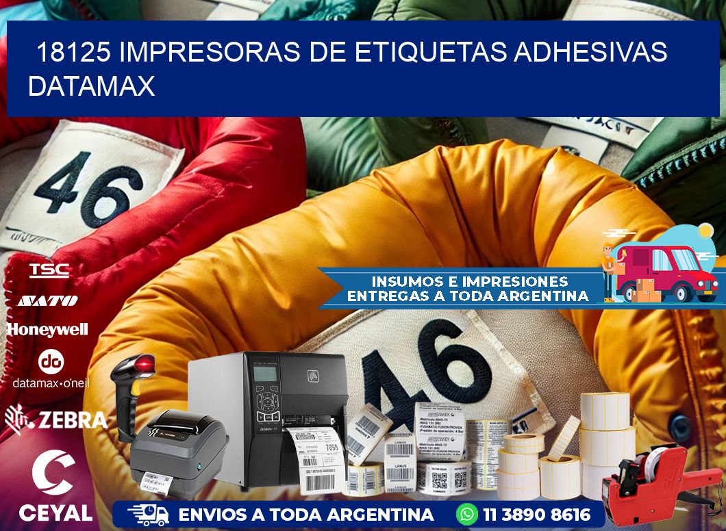 18125 impresoras de etiquetas adhesivas datamax