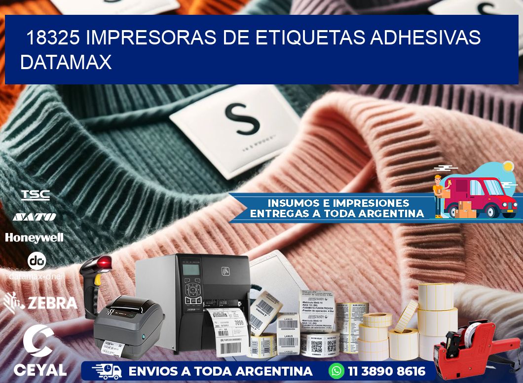 18325 impresoras de etiquetas adhesivas datamax
