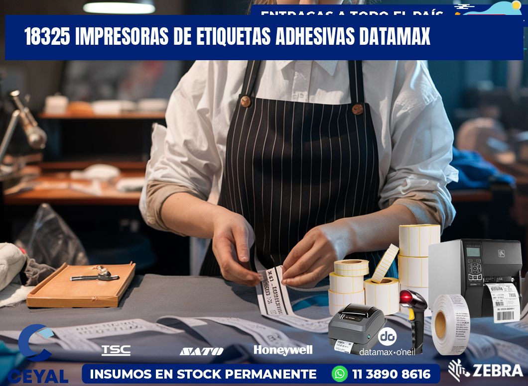 18325 impresoras de etiquetas adhesivas datamax