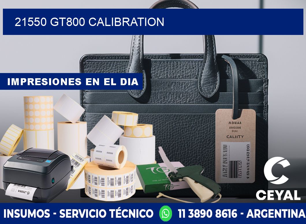 21550 GT800 Calibration