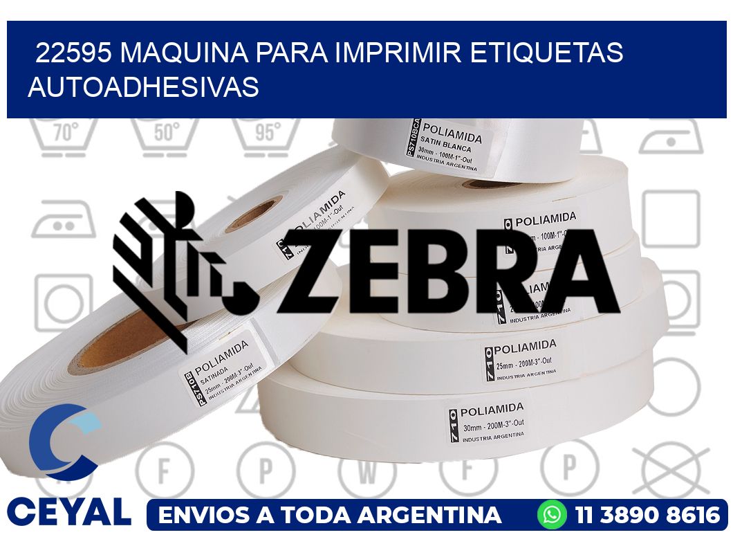 22595 maquina para imprimir etiquetas autoadhesivas