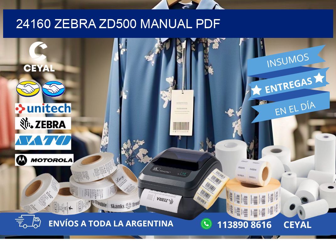 24160 Zebra ZD500 manual PDF
