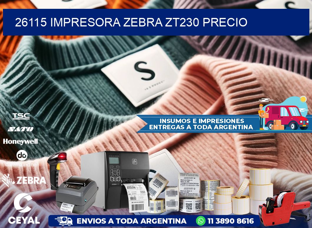 26115 Impresora Zebra ZT230 precio