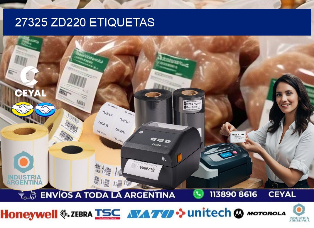 27325 ZD220 etiquetas