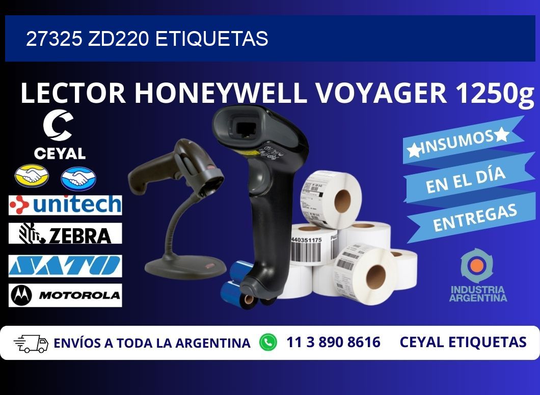 27325 ZD220 etiquetas