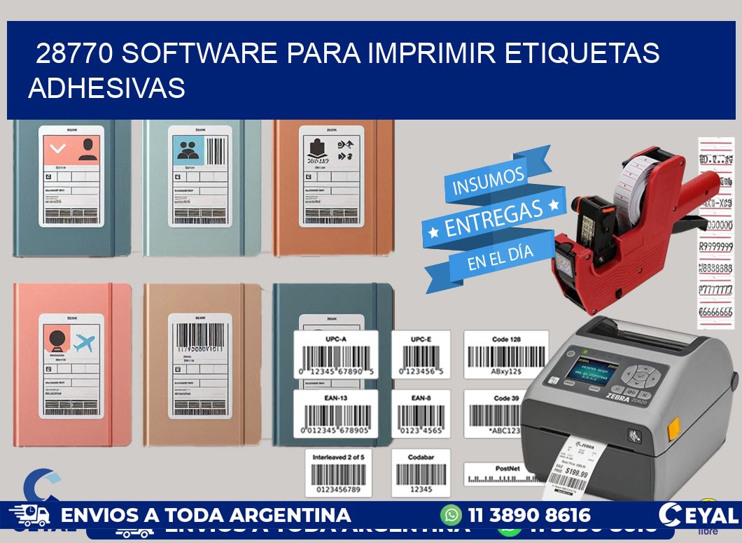 28770 software para imprimir etiquetas adhesivas