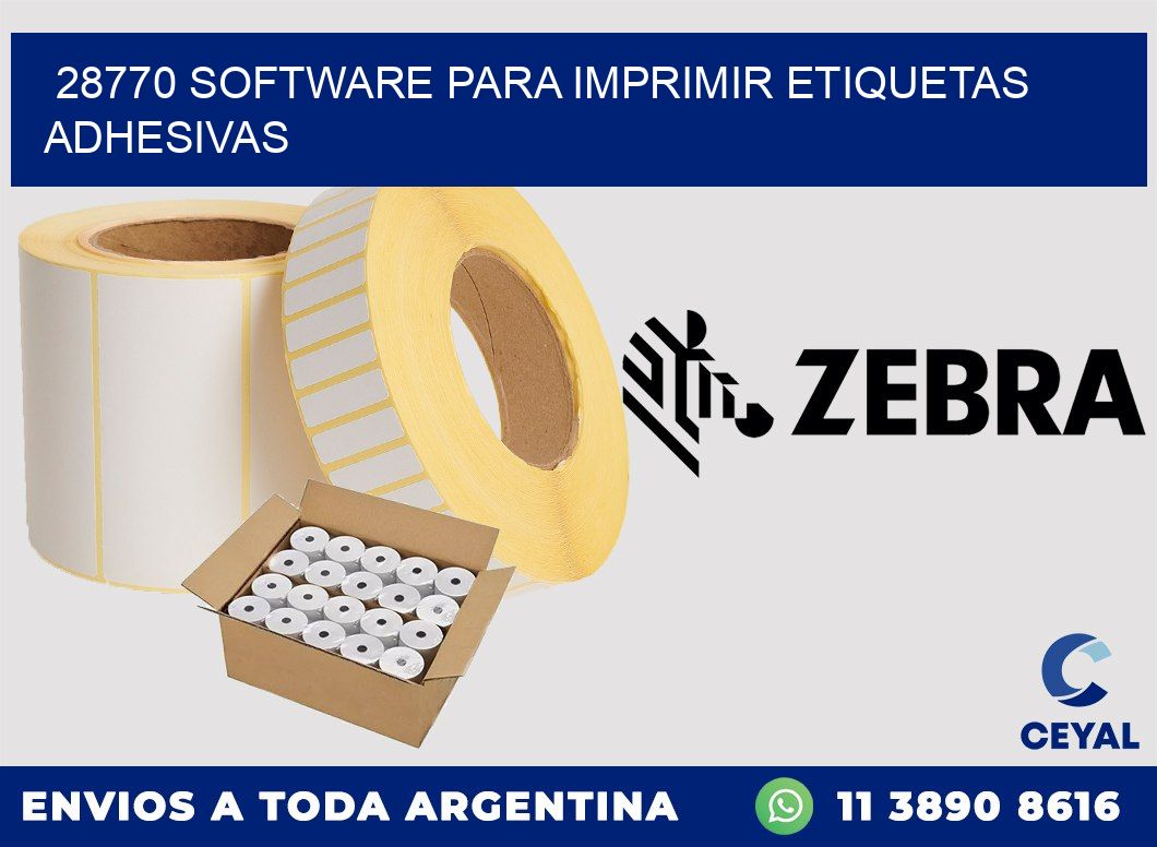 28770 software para imprimir etiquetas adhesivas