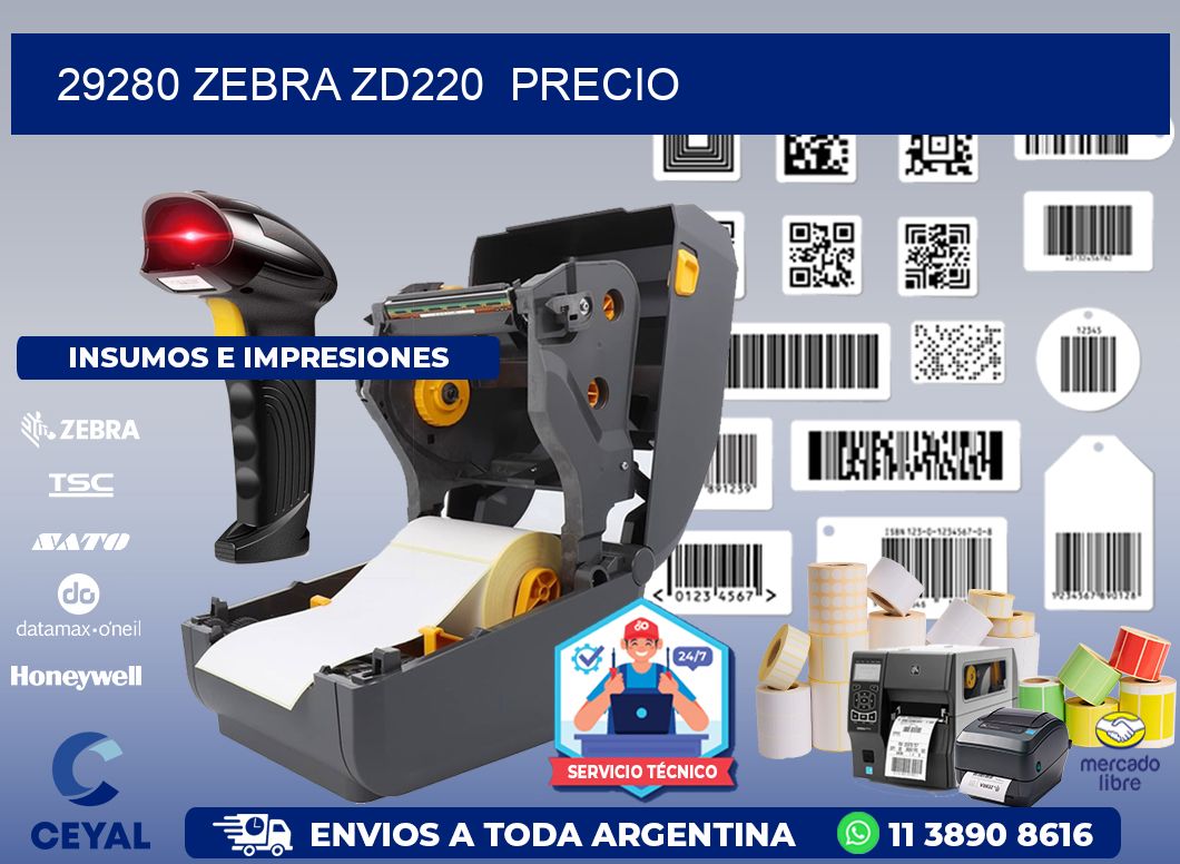 29280 Zebra ZD220  precio