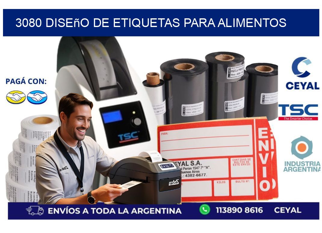 3080 Diseño de etiquetas para alimentos