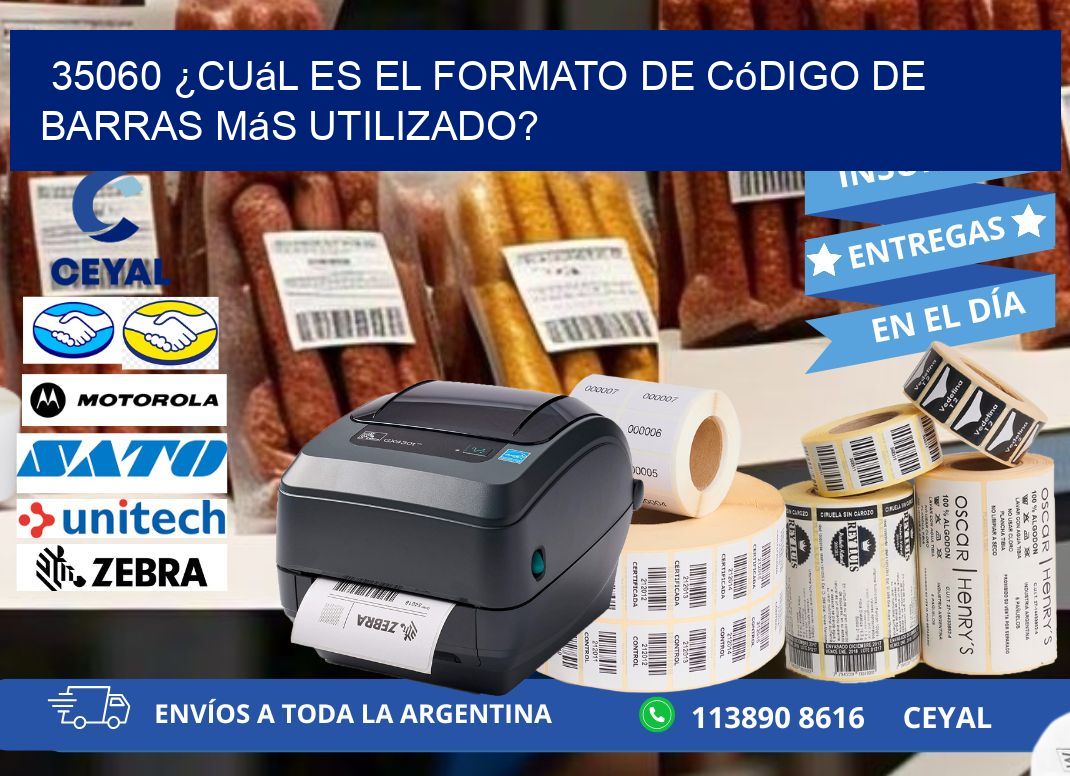 35060 ¿Cuál es el formato de código de barras más utilizado?