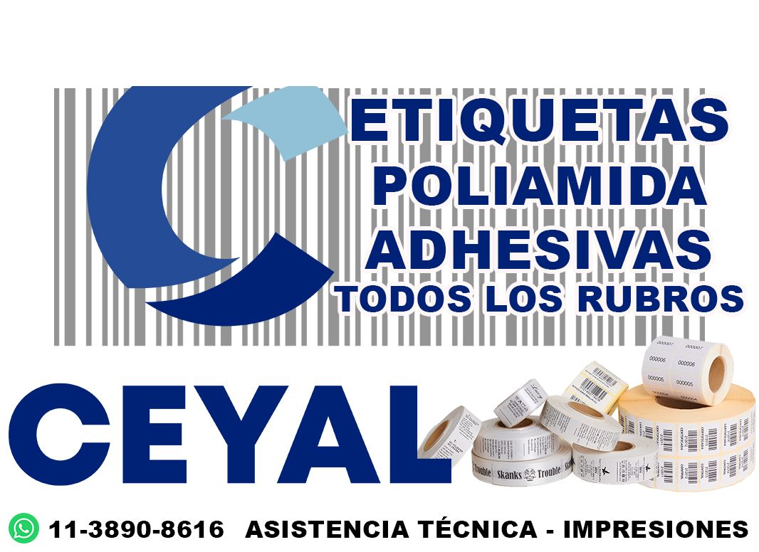 3510 Etiquetas con logo impreso