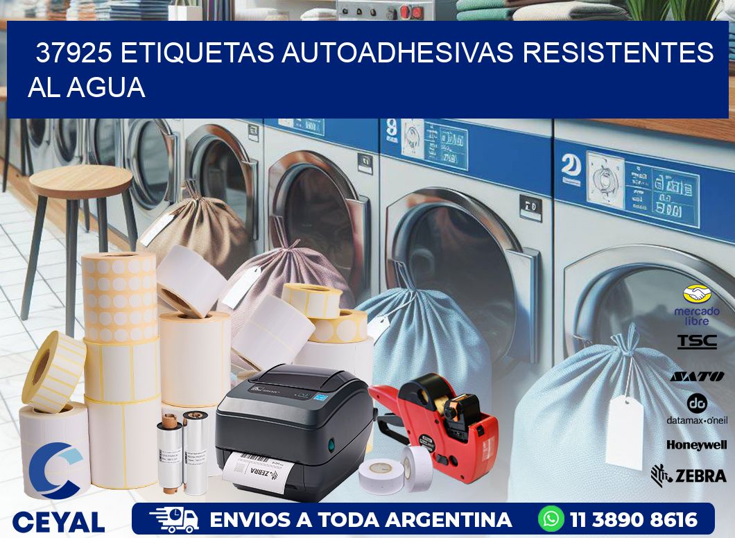 37925 etiquetas autoadhesivas resistentes al agua