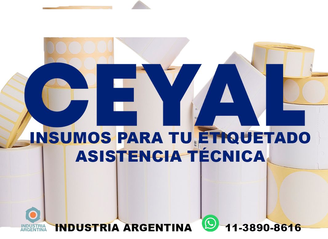 3895 Etiquetas con logo impreso