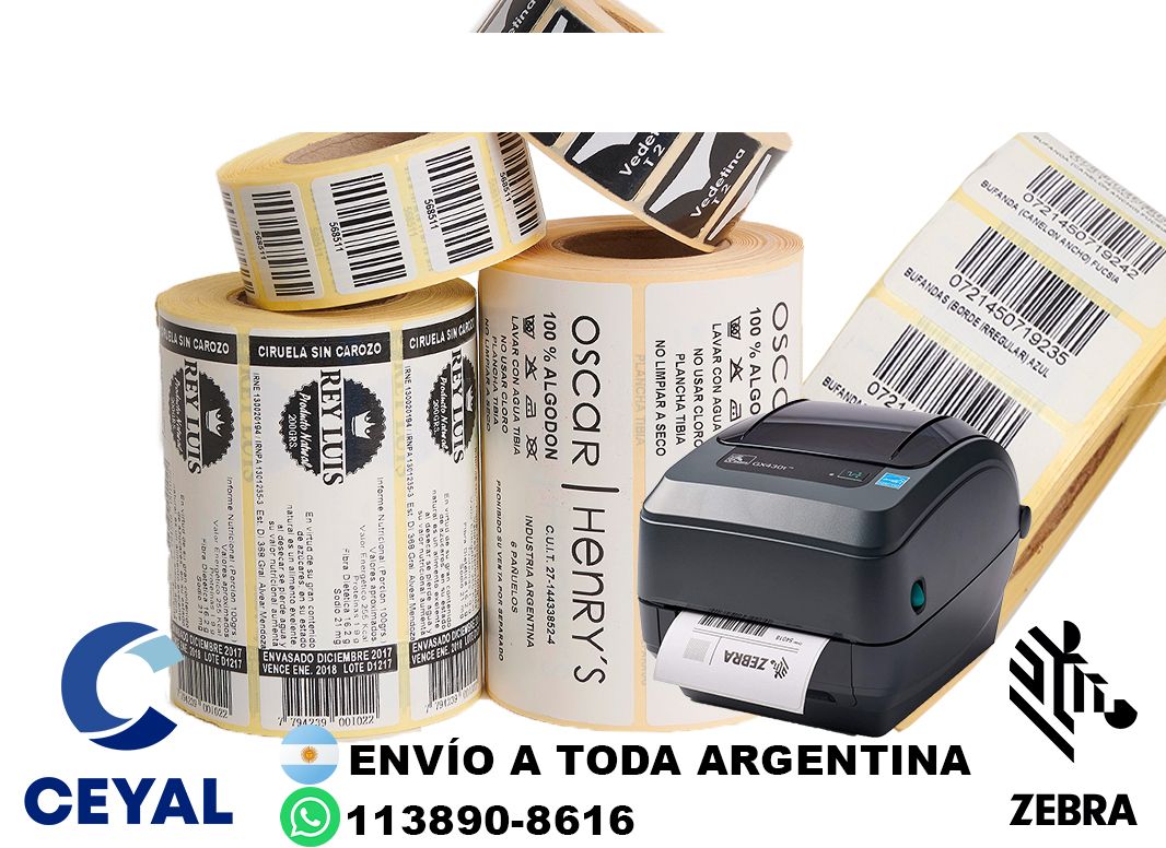 4 cajas de etiquetas 46 x 66
