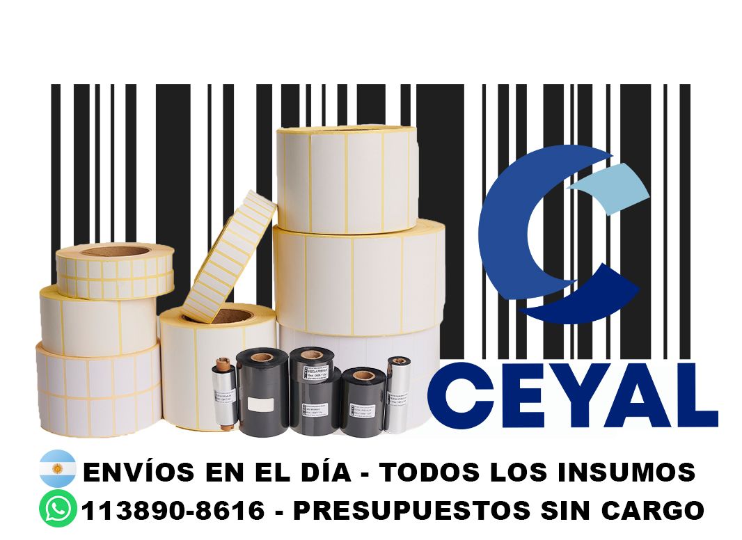 4 cajas de etiquetas 46 x 66