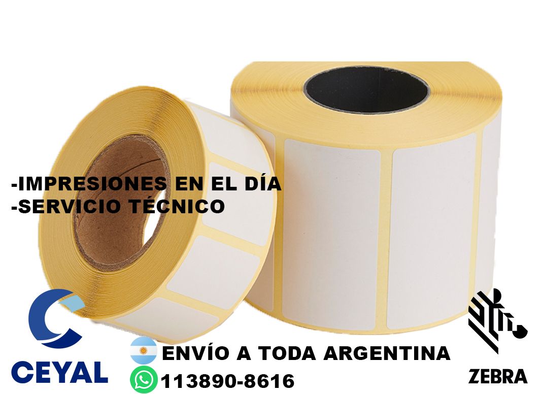 4 cajas de etiquetas 88 x 92