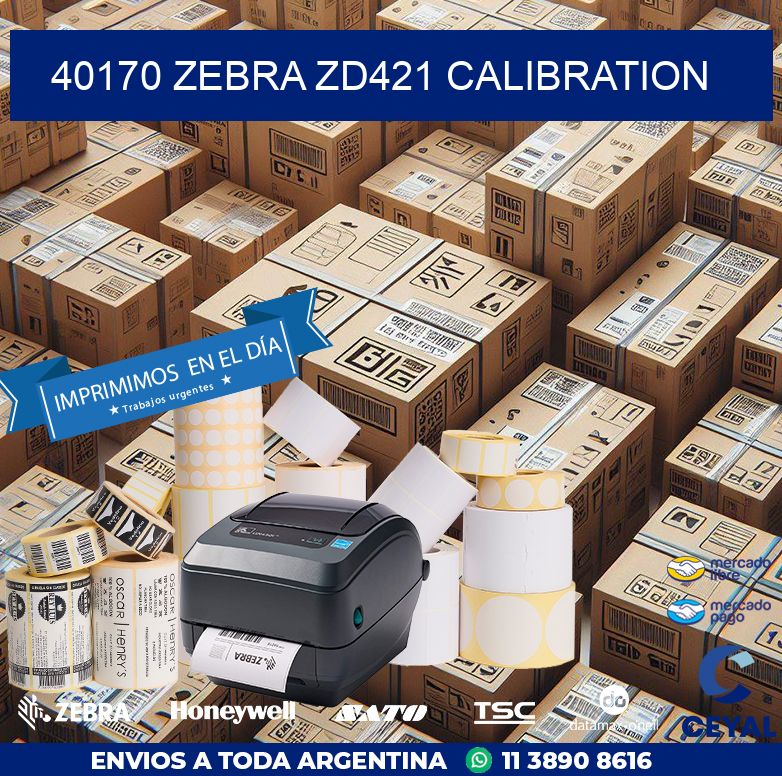 40170 Zebra ZD421 Calibration
