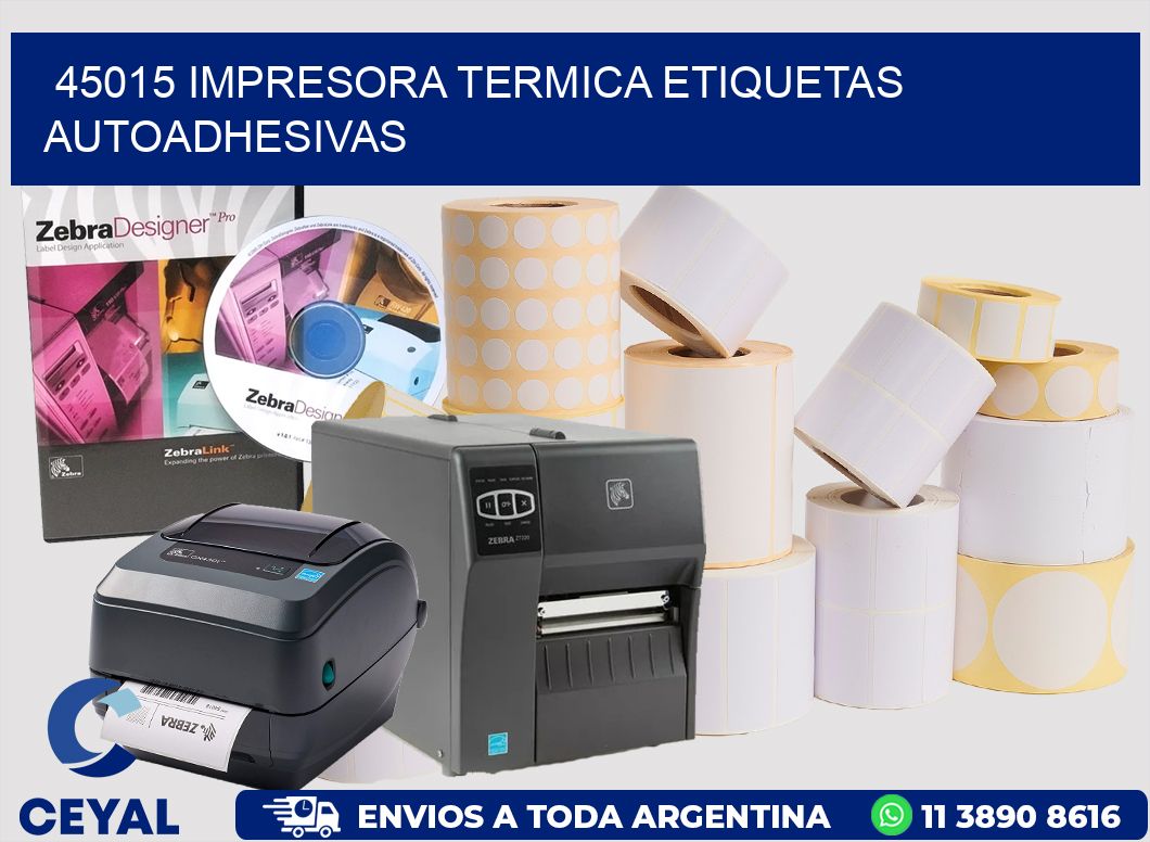 45015 Impresora termica etiquetas autoadhesivas