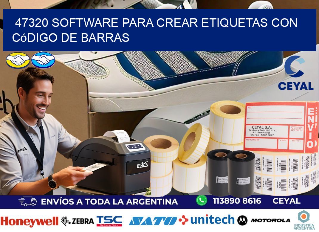 47320 Software para crear etiquetas con código de barras