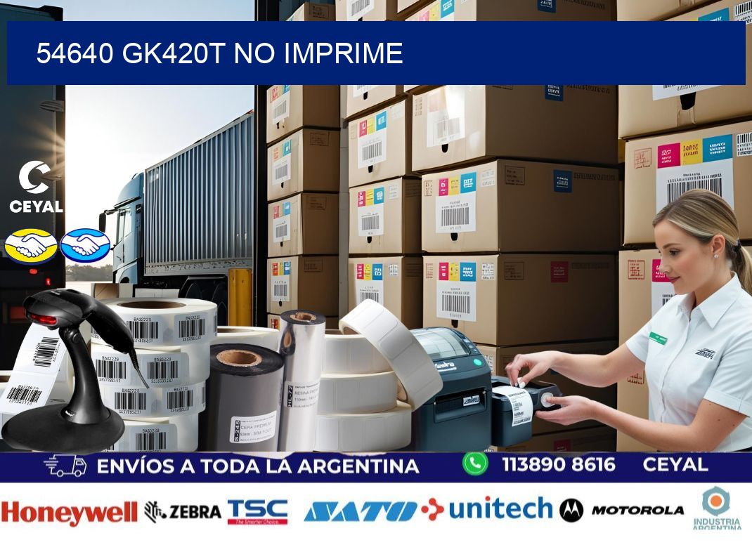 54640 GK420T no imprime