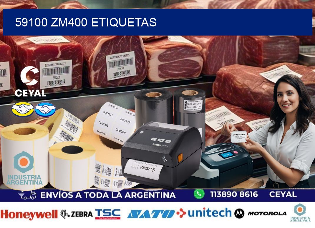 59100 ZM400 etiquetas