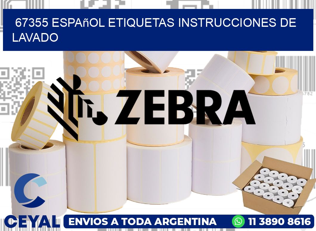 67355 español etiquetas instrucciones de lavado