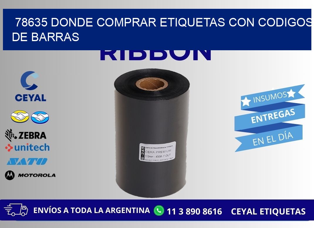 78635 Donde comprar etiquetas con codigos de barras