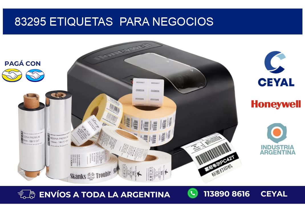 83295 etiquetas  para negocios