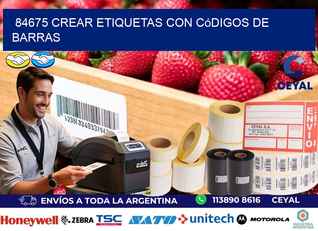 84675 Crear etiquetas con códigos de barras