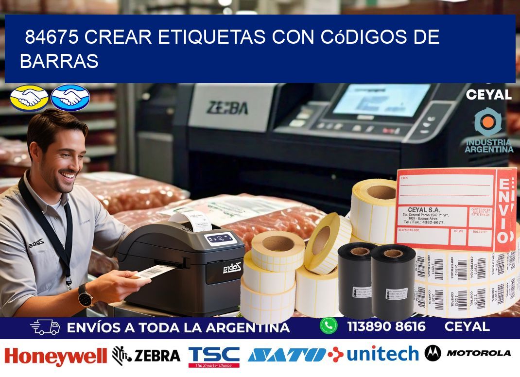84675 Crear etiquetas con códigos de barras
