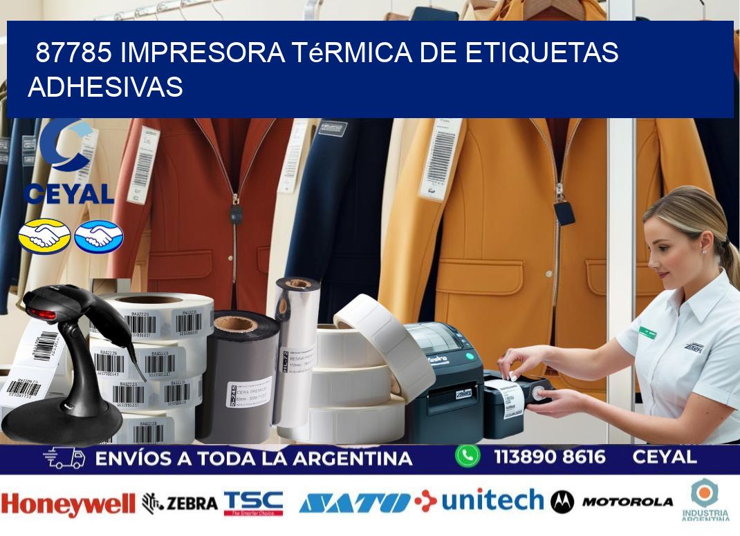 87785 Impresora térmica de etiquetas adhesivas