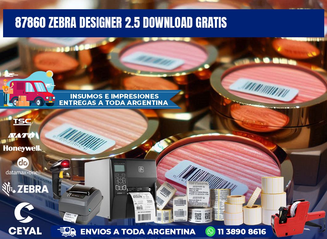 87860 Zebra designer 2.5 download gratis