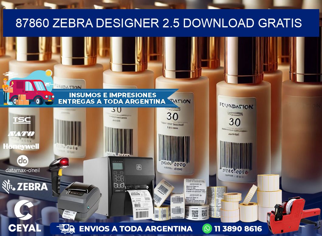 87860 Zebra designer 2.5 download gratis